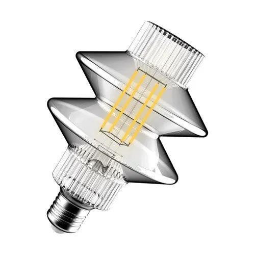 Crompton Lamps LED LED Deco Lantern 106mm Clear Non-Dimmable 4.9W 1800K ES-E27 - Crompton Lamps LED LED Deco Lantern 106mm Clear Non-Dimmable 4.9W 1800K ES-E27