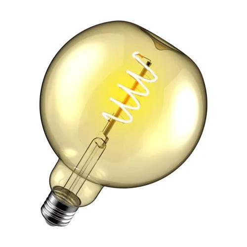 Crompton Lamps LED LED Aureum Globe G125 Golden Non-Dimmable 4W 1800K ES-E27 - Crompton Lamps LED LED Aureum Globe G125 Golden Non-Dimmable 4W 1800K ES-E27