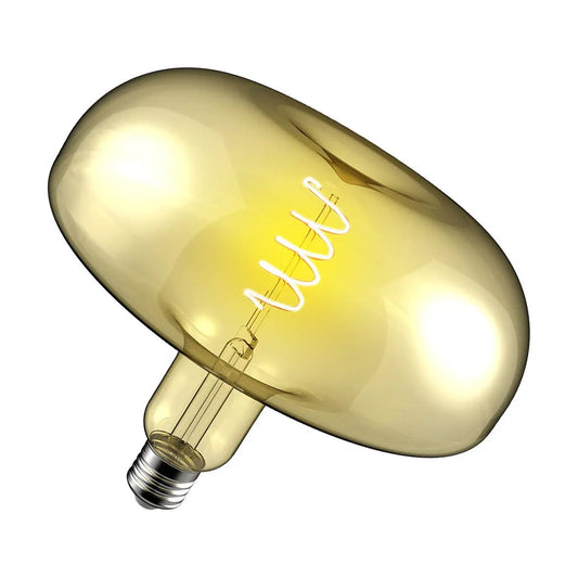 Crompton Lamps LED LED Aureum Bowl G200 Golden Non-Dimmable 4W 1800K ES-E27 - Crompton Lamps LED LED Aureum Bowl G200 Golden Non-Dimmable 4W 1800K ES-E27