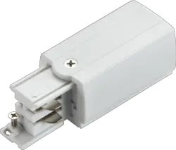 ml track light K-LINE 230V 3-Circuit Track Power Feed Right Connector - White - ml track light K-LINE 230V 3-Circuit Track Power Feed Right Connector - White
