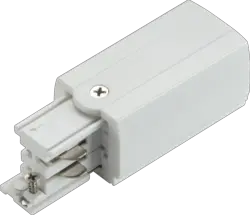 ml track light K-LINE 230V 3-Circuit Track Power Feed Left Connector - White - ml track light K-LINE 230V 3-Circuit Track Power Feed Left Connector - White