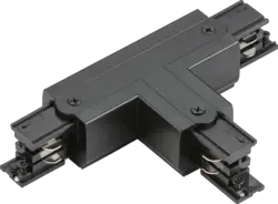 ml track light K-LINE 230V 3-Circuit Track Left T-Connector - Black - ml track light K-LINE 230V 3-Circuit Track Left T-Connector - Black