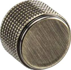 Brushed Chrome ML Decorative Solid Metal Dimmer Cap - Antique Brass - Electrical Brushed Chrome ML Decorative Solid Metal Dimmer Cap - Antique Brass Electrical