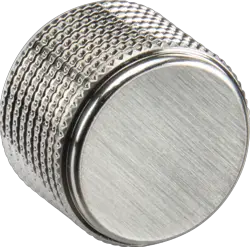 Brushed Chrome ML Decorative Solid Metal Dimmer Cap - Brushed Chrome - Electrical Brushed Chrome ML Decorative Solid Metal Dimmer Cap - Brushed Chrome Electrical