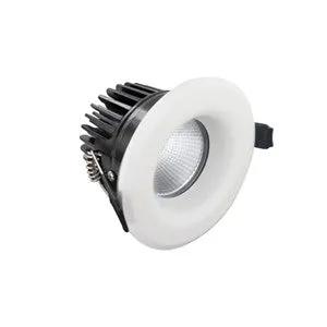 integral fire rated down light 2 LUXFIRE FIRE RATED DOWNLIGHT 70MM CUTOUT IP65 700LM 9W 4000K 55 BEAM DIMMABLE 78LM/W WHITE INTEGRAL - integral fire rated down light 2 LUXFIRE FIRE RATED DOWNLIGHT 70MM CUTOUT IP65 700LM 9W 4000K 55 BEAM DIMMABLE 78LM/W WHITE INTEGRAL
