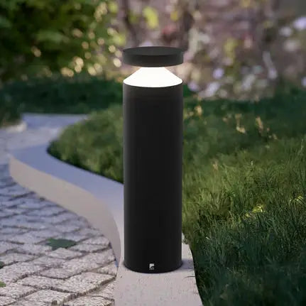 Melzo LED pillar light, black