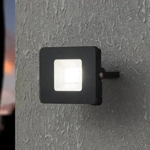 Faedo 3 LED outdoor spotlight in black, 20 W