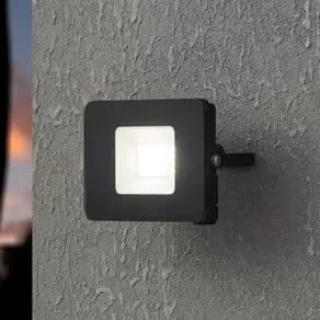 Faedo 3 LED outdoor spotlight in black, 20 W