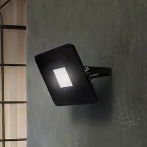 Faedo 3 LED outdoor spotlight in black, 50 W