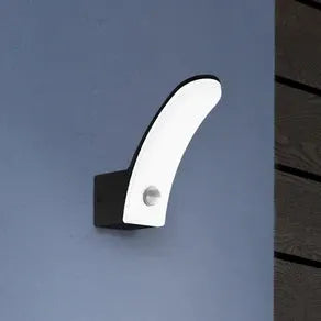 Flumicino LED outdoor wall light with a sensor