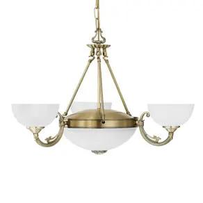 Savy hanging light with five bulbs