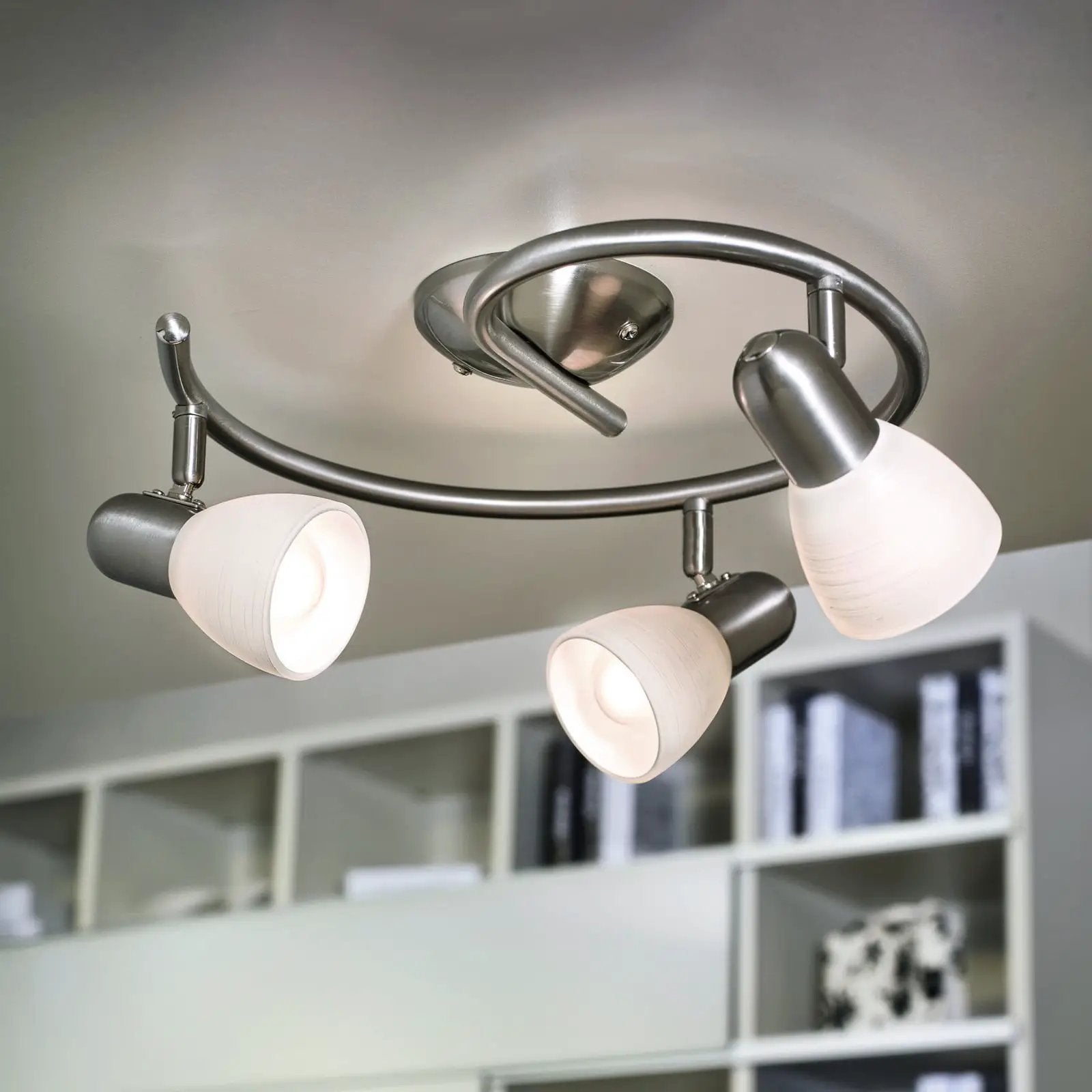 Striking ceiling light Dake, 3-bulb