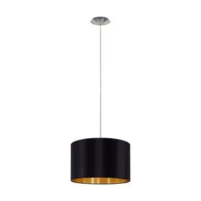 Lecio fabric hanging light, 1-bulb