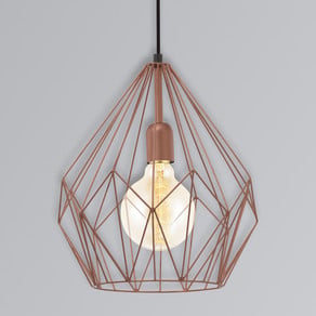 Carlton pendant light in vintage, copper Ø 31 cm
