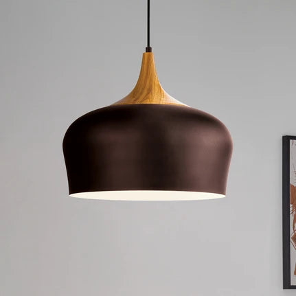Obregon - elegant pendant lamp in brown