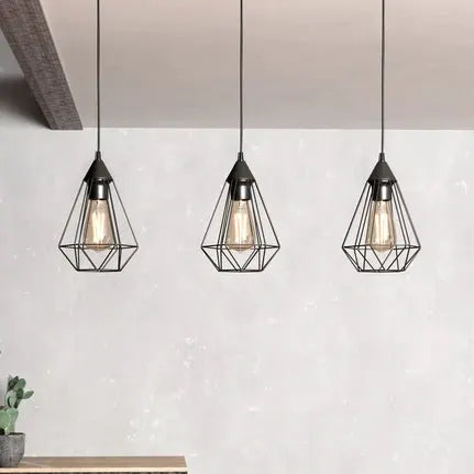 Tarbes - 3-bulb hanging light in a vintage design