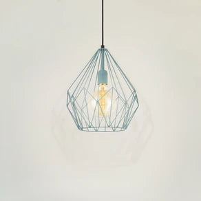 Carlton hanging light, vintage, mint green Ø 31cm