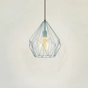 Carlton hanging light, vintage, mint green Ø 31cm