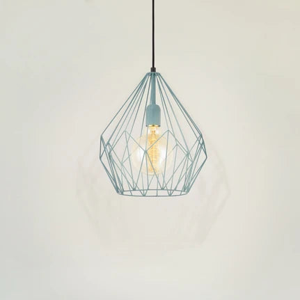 Carlton hanging light, vintage, mint green Ø 31cm