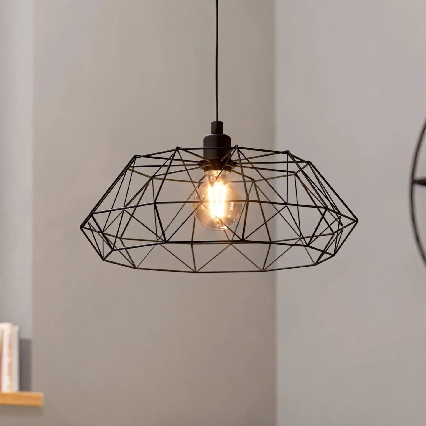 Carlton 2 pendant light, black Ø 45.5 cm