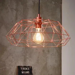 Carlton 2 hanging light, lattice, Ø 45.5 cm