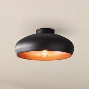 Mogano ceiling light made of metal, Ø 40 cm, black