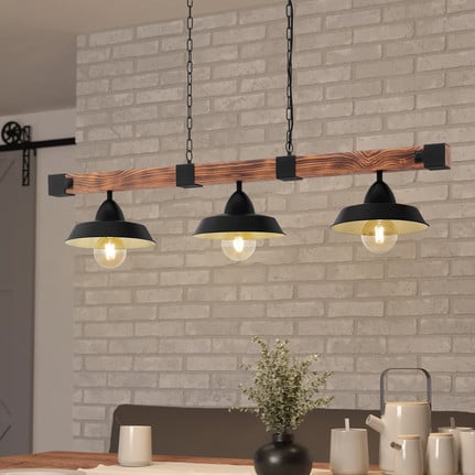 Oldbury pendant light with a rustic look
