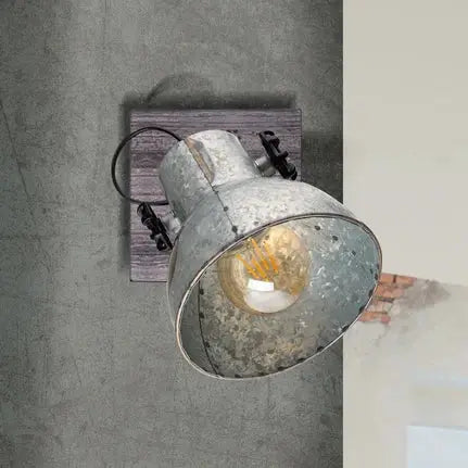 Barnstaple industrial design ceiling light, 1-bulb