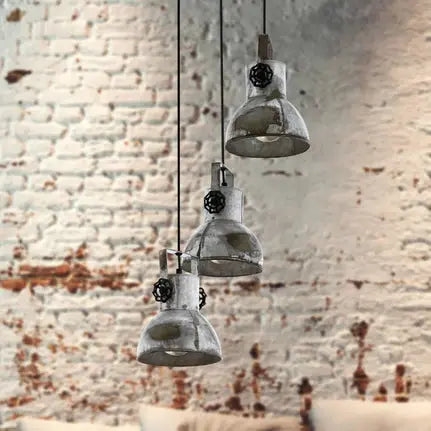 Barnstaple hanging lamp with an industrial design