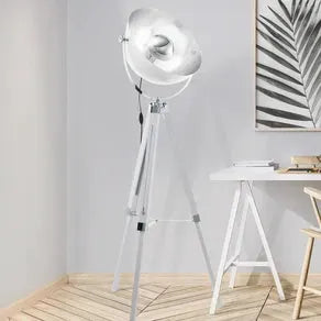 Covaleda floor lamp tripod white/silver