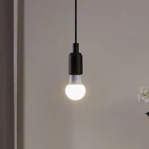 LED bulb E27 A60 9 W, warm white, opal