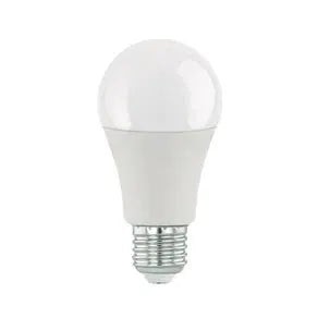 LED bulb E27 A60 11 W, warm white, opal