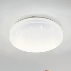 Frania-S LED ceiling lamp, crystal effect, 28 cm