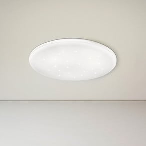 Frania-S LED ceiling lamp, crystal effect, 33 cm