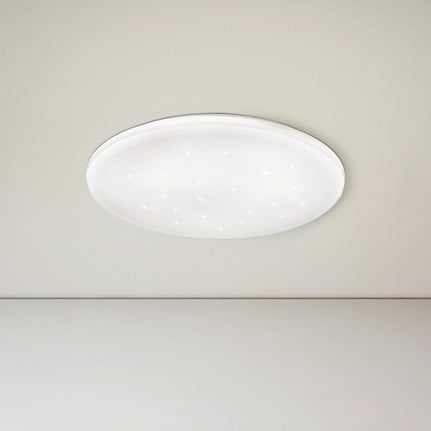 Frania-S LED ceiling lamp, crystal effect, 33 cm