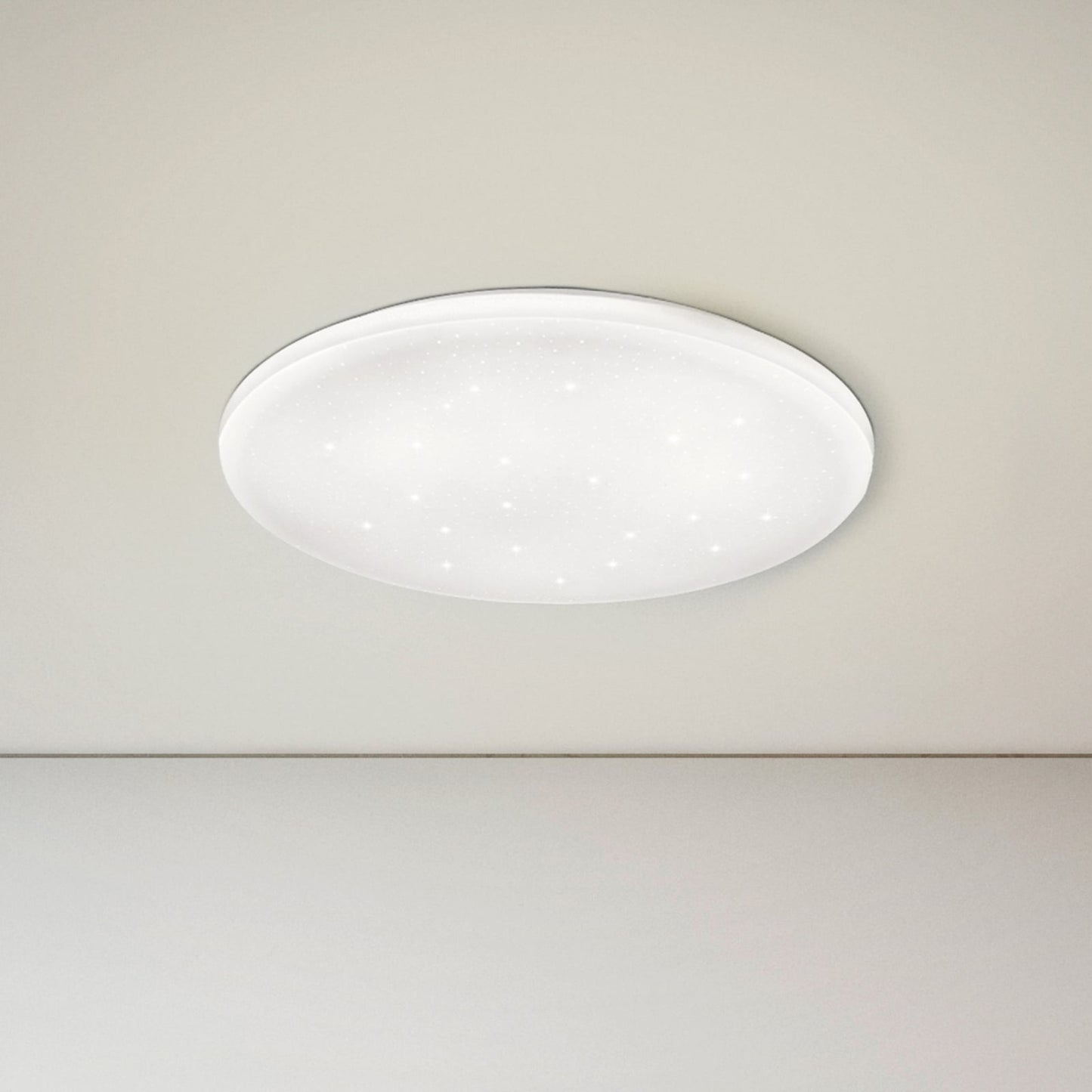 Frania-S LED ceiling lamp, crystal effect, 33 cm