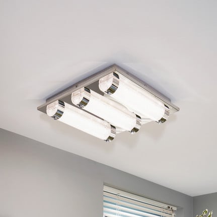 Tolorico LED ceiling light, 35 cm square
