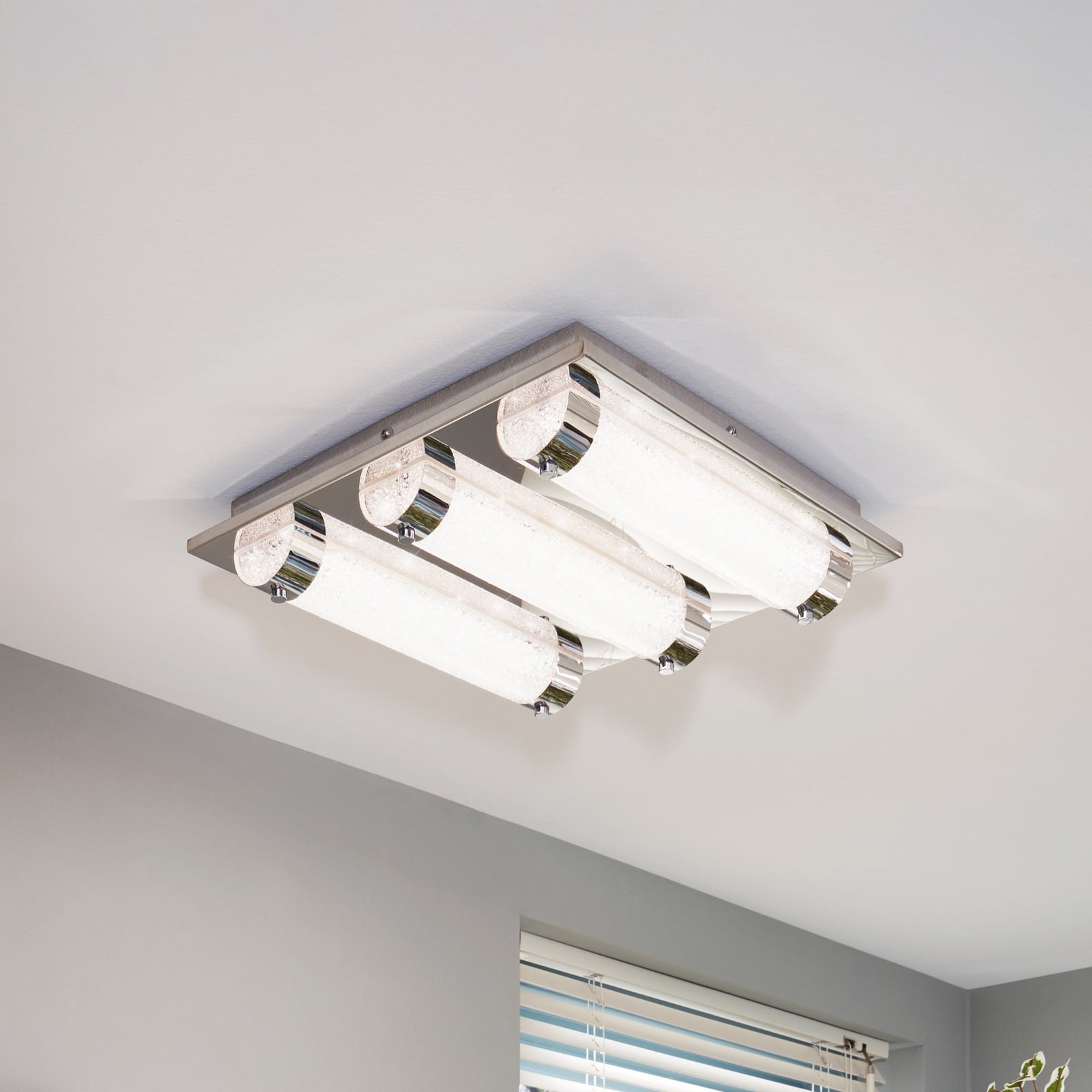 Tolorico LED ceiling light, 35 cm square