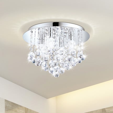LED ceiling light Almonte with pendant, 50cm