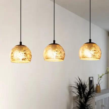 Albaraccin hanging light, three-bulb