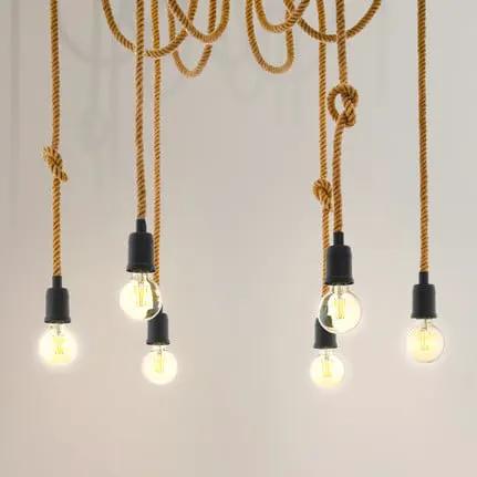 Rampside hanging light, six sockets