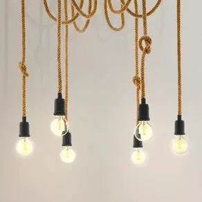 Rampside hanging light, six sockets