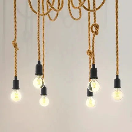Rampside hanging light, six sockets