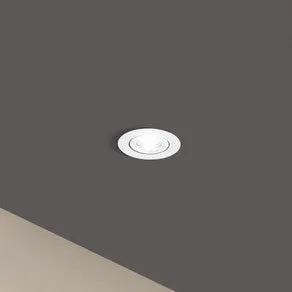 Saliceto downlight round rotatable 4,000K white