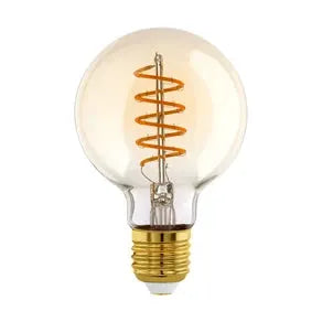 LED globe bulb E27 4W amber Ø 8 cm