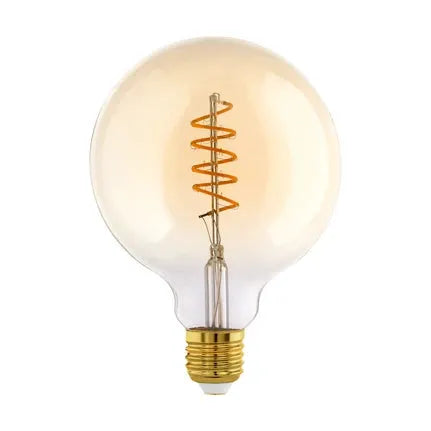LED globe bulb E27 4W amber Ø 12.5 cm