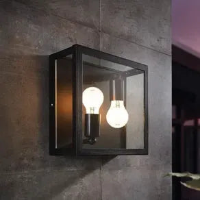 Alamonte 1 outdoor wall lamp 2-bulb up/down square