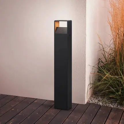 Doninni LED path light 1, anthracite, height 80 cm