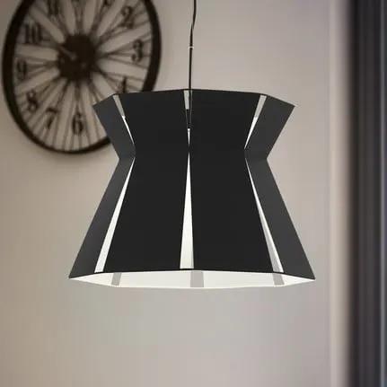 Valecrosia hanging light, black, Ø 42 cm