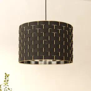 Marasales pendant light made of textile, Ø 38 cm